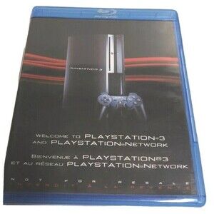 Welcome to Playstation 3 and Playstation Network (Blu-ray Disc, Sony PS3)